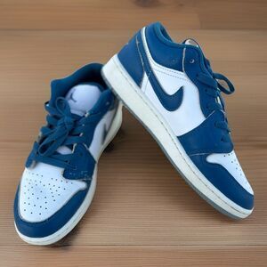 Nike Kids Air Jordan 1 SE Low Multiple Sizes 5Y Legend Blue FN9137-141